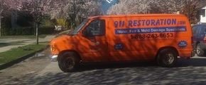 Water and Mold Damage Restoration Vehicle